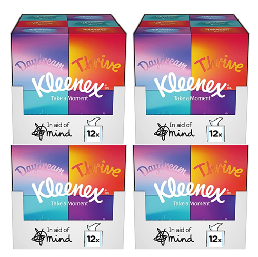 Kleenex Collection Cube Tissues 12 Boxes x 48 Sheets