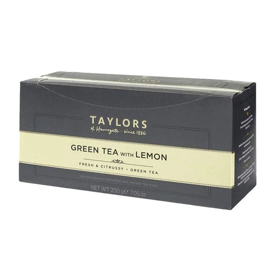 Taylors of Harrogate Green & Lemon Enveloped Tea Pack 100"s