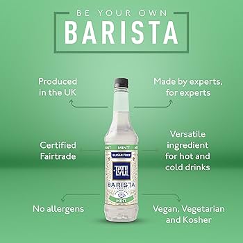 Tate & Lyle Mint Barista Coffee Syrup 750ml (Plastic)
