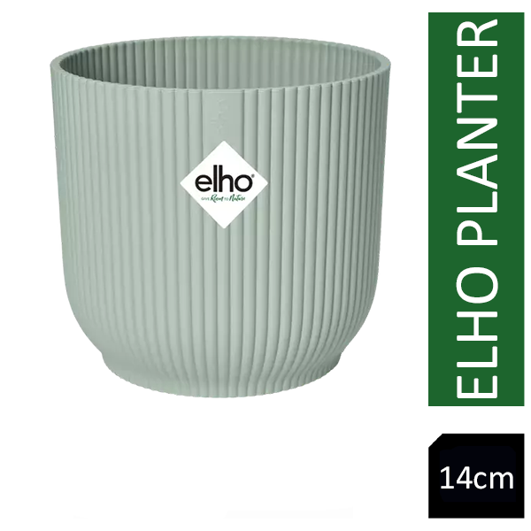 Elho Vibes Sorbet Green Fold Round Planter 14cm - UK BUSINESS SUPPLIES