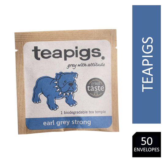 Teapigs, Earl Grey Strong Temple Tea Bags ENVELOPED 50's