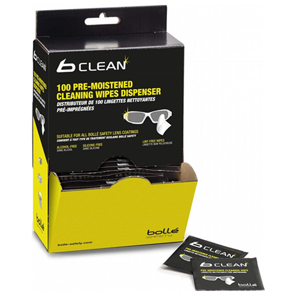 Bolle Lens Cleaning Wipes 100's