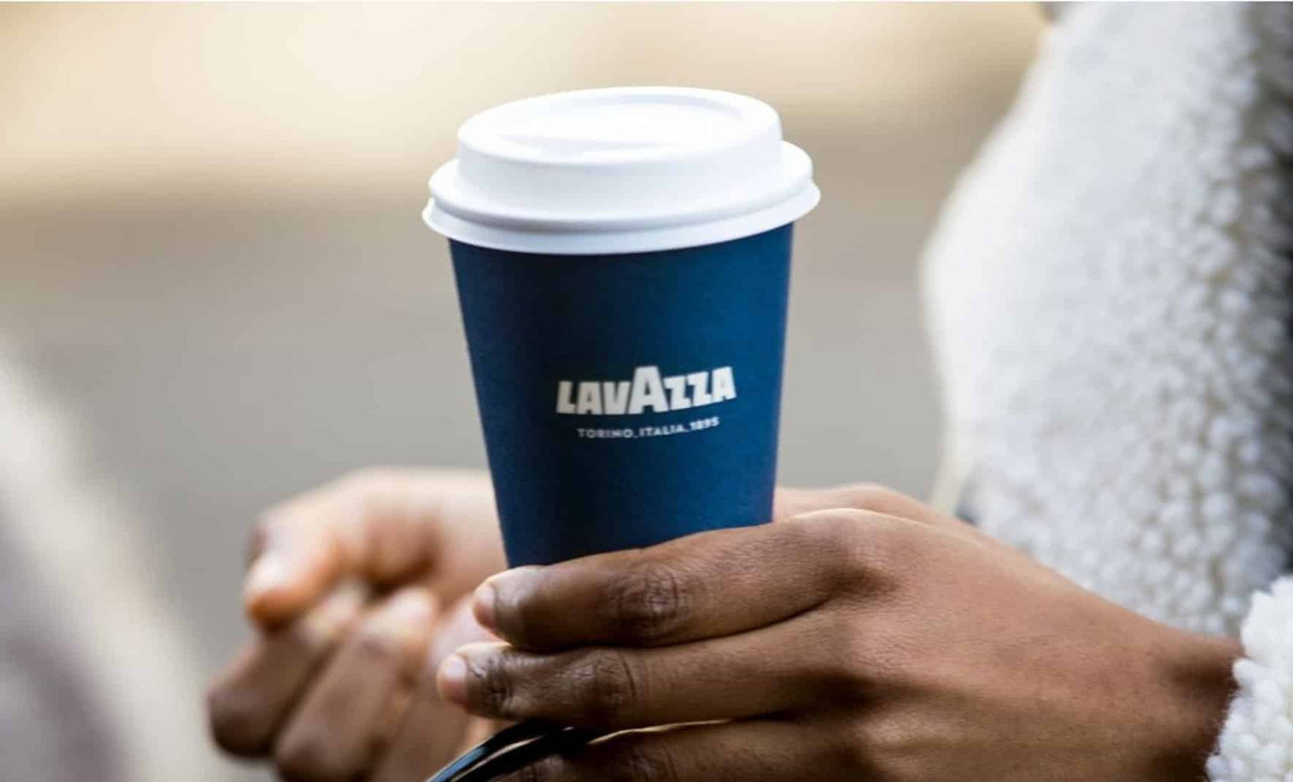 Lavazza 8oz Blue & White Double Walled Cups 25's