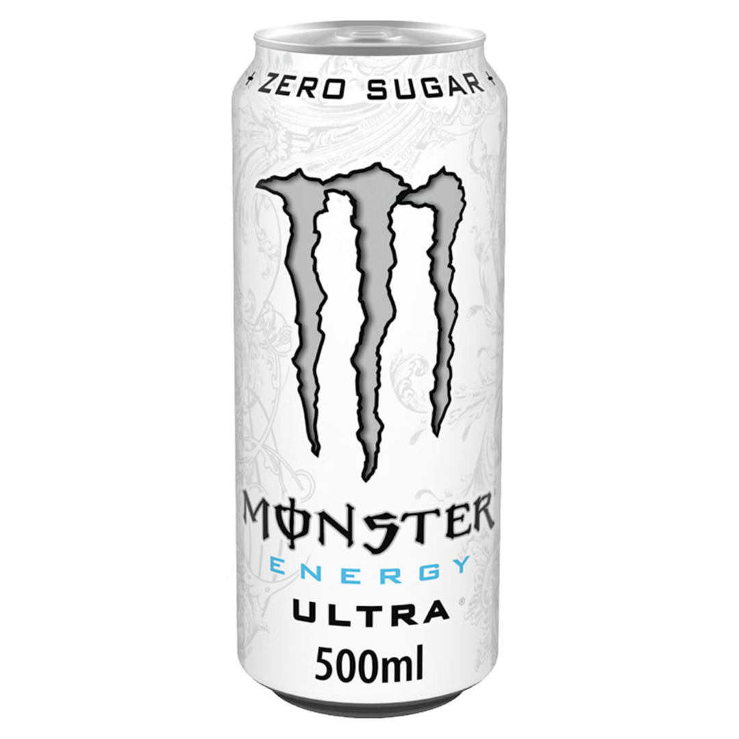 Monster Energy Ultra White Cans 12x500ml