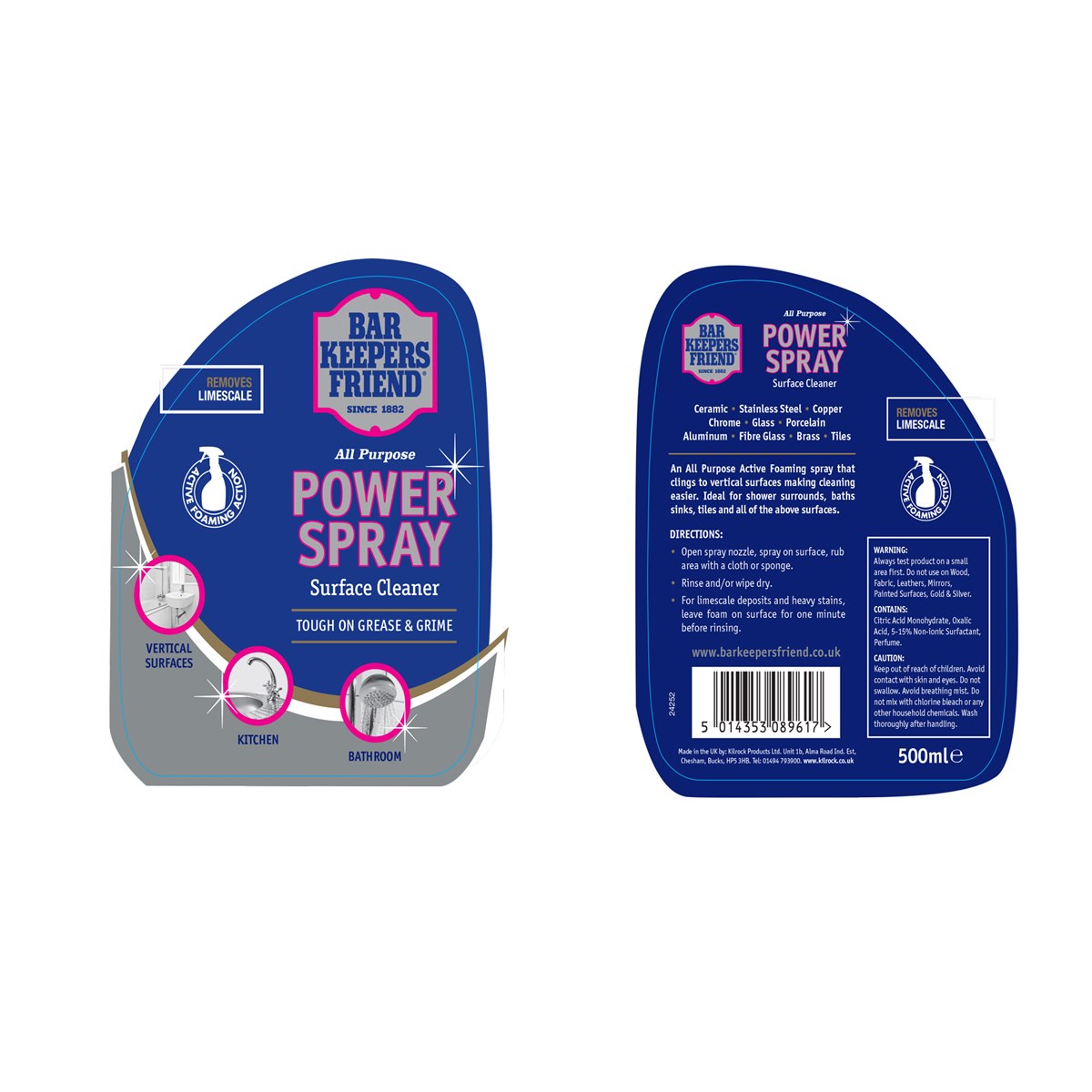 Bar Keepers Friend Surface Cleaner Spray 500ml