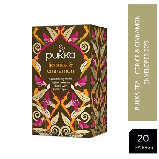 Pukka Tea Licorice & Cinnamon Envelopes 20's