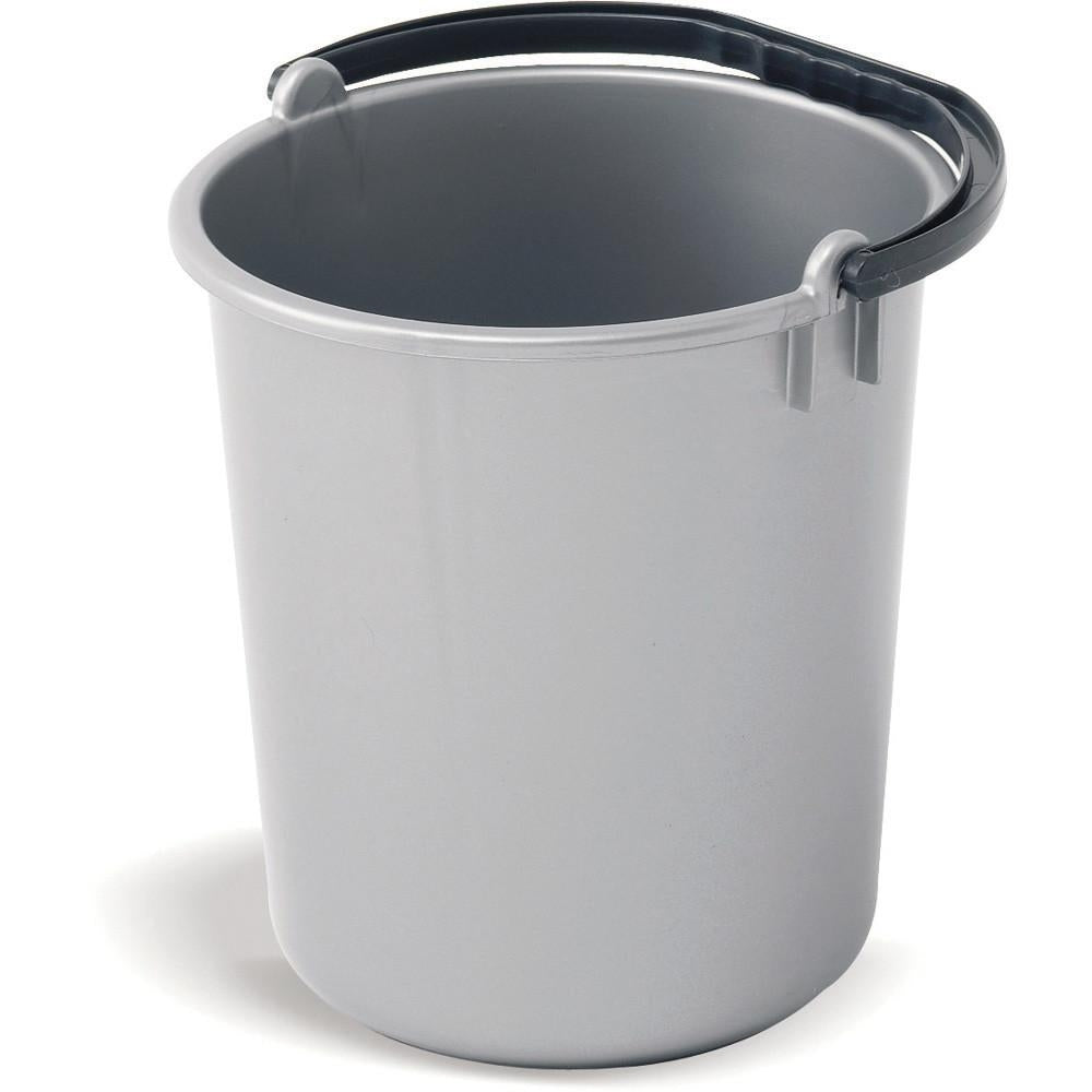 Addis Large 9L Bucket Contrast Handle Metallic Grey - NWT FM SOLUTIONS
