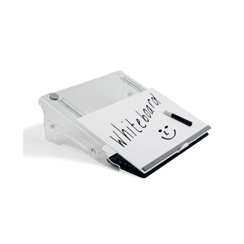 BakkerElkhuizen FlexDesk 630 2-in-1 Stand and Document Holder Transparent BNEFDESK630N