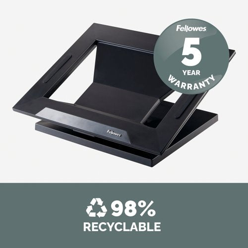 Fellowes Designer Suites Laptop Stand Black 8038401