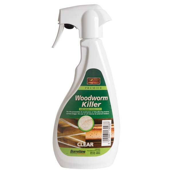 Barrettine Premier Woodworm Killer Spray 500Ml
