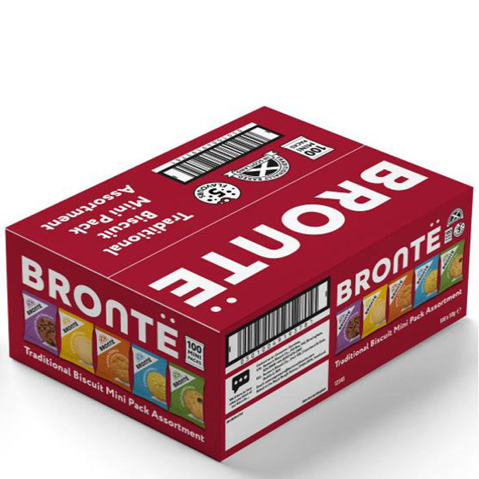 Bronte Traditional biscuit Mini-Packs individually wrapped 100 Packs of 2.