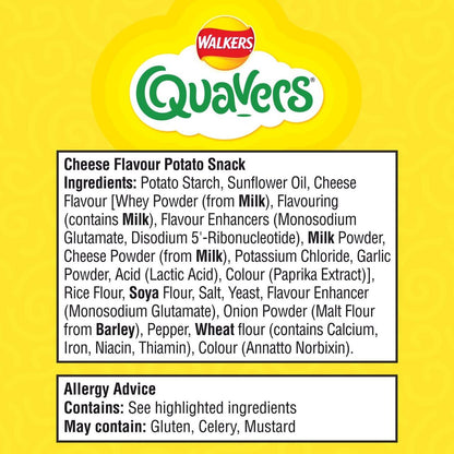 Walkers Quavers Cheese Pack 32's