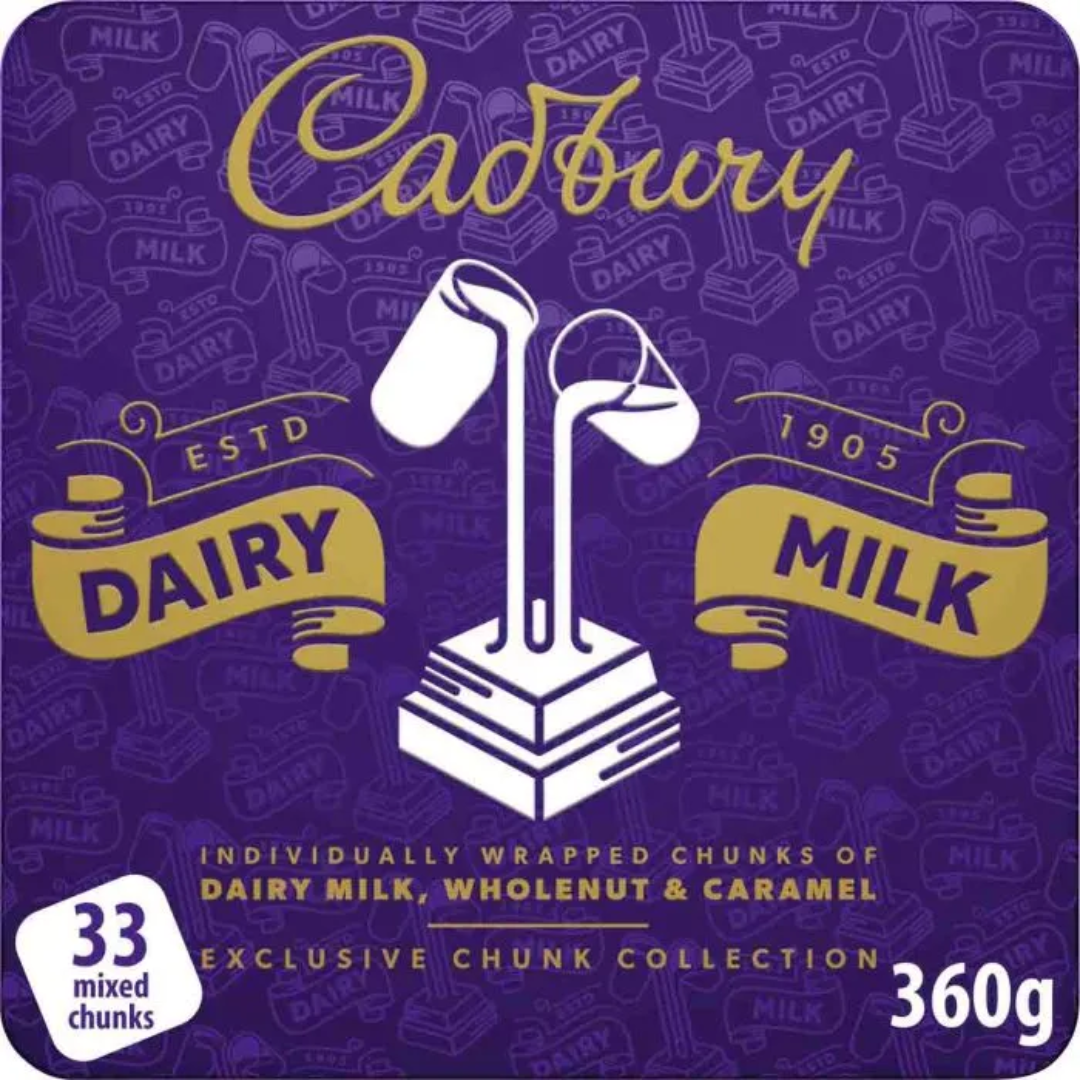 Cadbury Mixed Chunks Collectible Gift Tin 360g