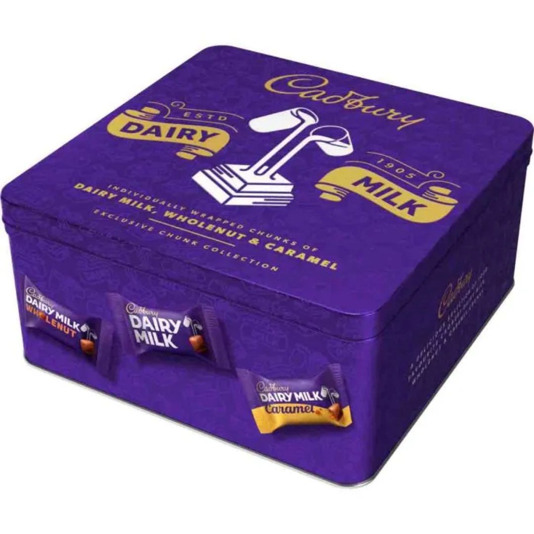 Cadbury Mixed Chunks Collectible Gift Tin 360g
