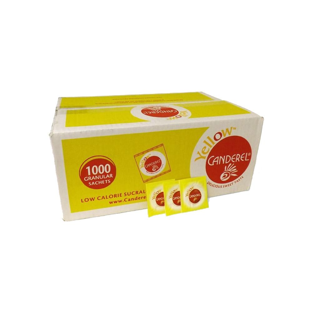 Canderel Yellow Granulated Sweetener Sachets 1000's