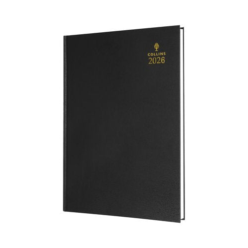 Collins A5 Desk Diary Day Per Page Black 2026 52-99.26