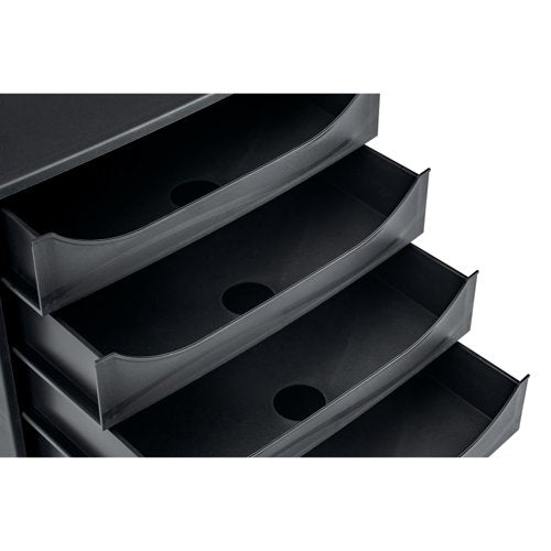 Contour Ergonomics 4 Drawer Set Black CE06114
