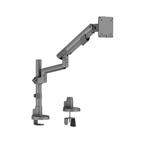Contour Ergonomics Single Pole-Mounted Monitor Arm Space Grey CE10182
