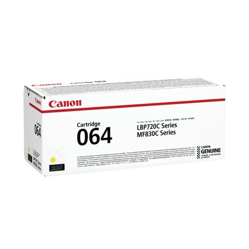 Canon 064Y Toner Cartridge Yellow 4931C001