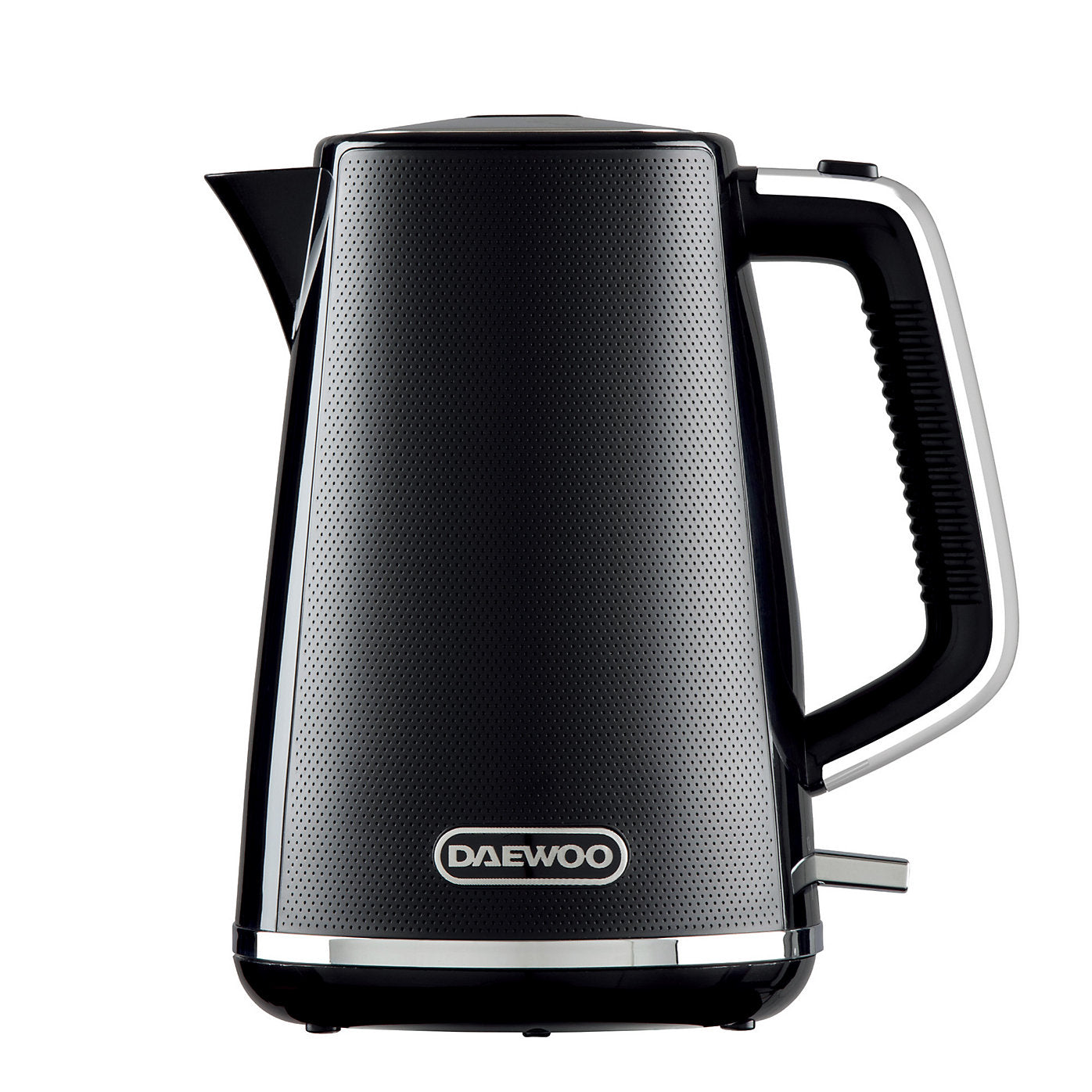 Daewoo Stirling Jug Kettle 1.7L Cordless Swivel Base 3KW Rapid Boil Black SDA2630GE
