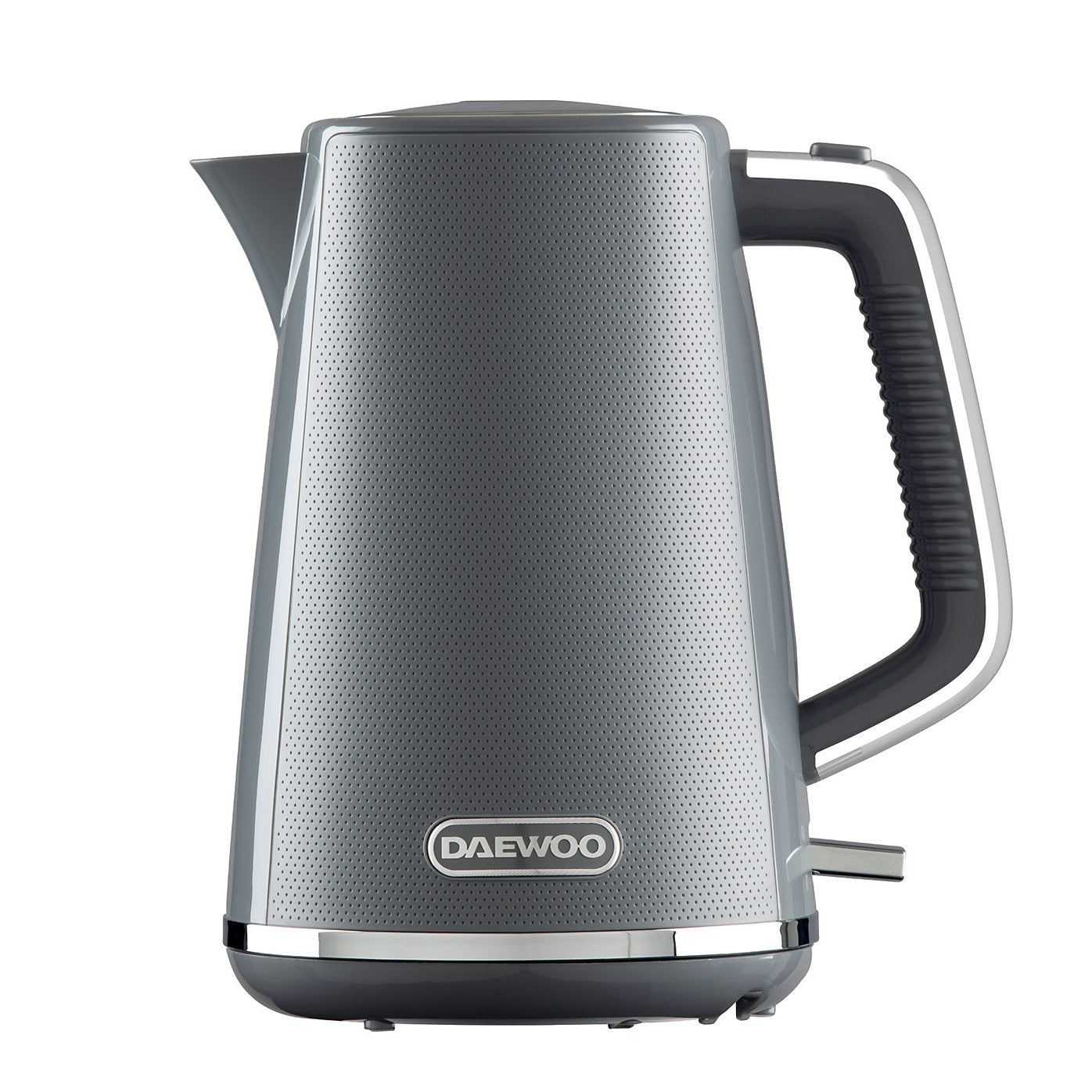 Daewoo Stirling Jug Kettle 1.7L Cordless Swivel Base 3KW Rapid Boil Grey