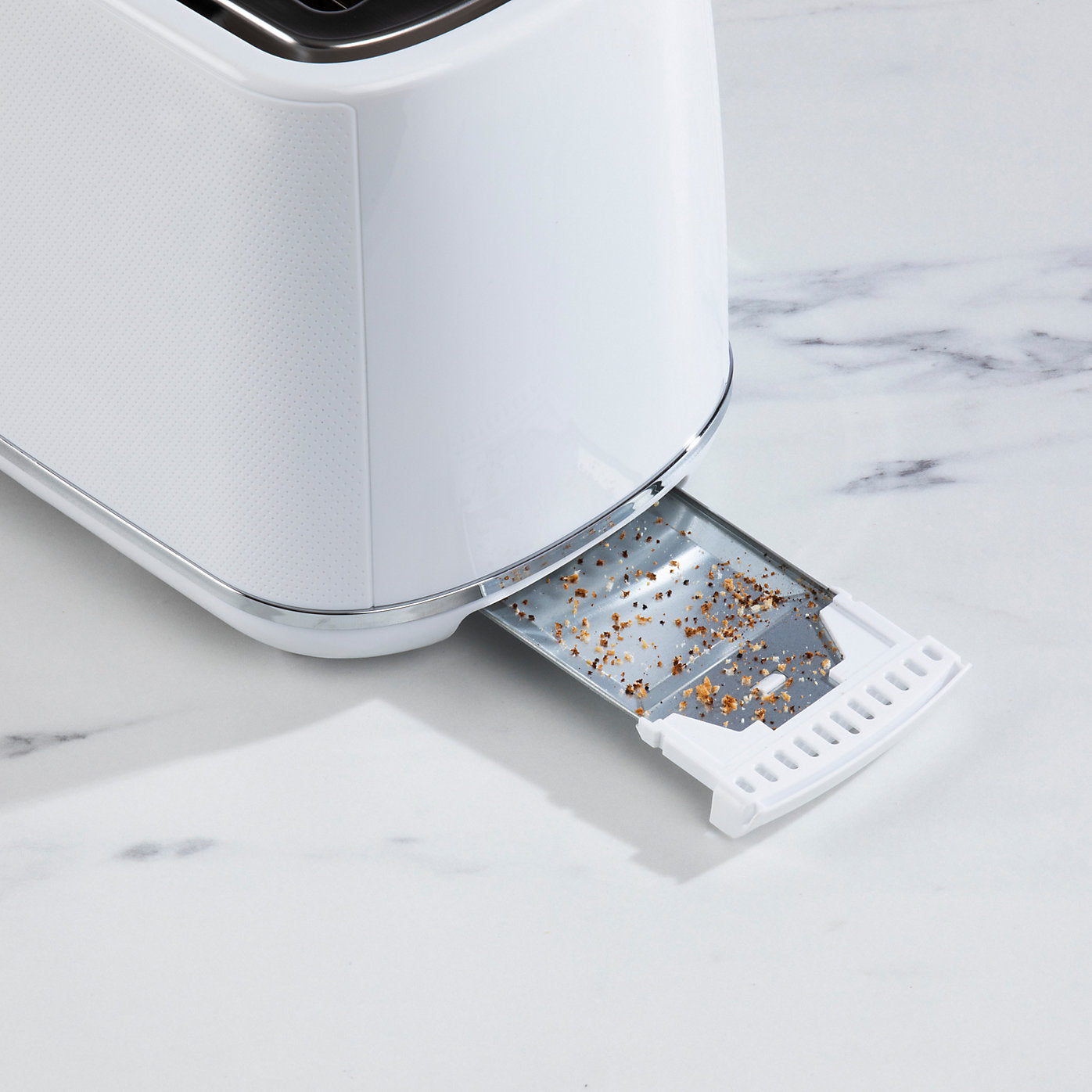 Daewoo Stirling Two Slice Toaster | Reheat & Defrost | 7 Browning Functions | White