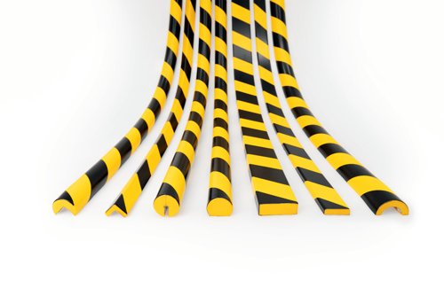 Durable Surface Protection Profile S20 Yellow/Black (Pack of 5) 1108130