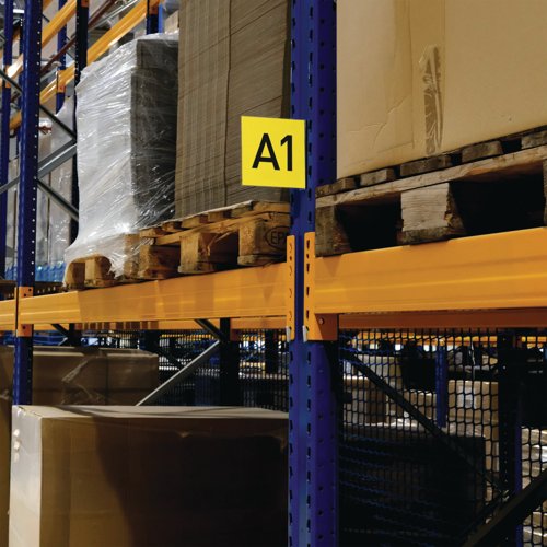 Durable Magnetic Warehouse Aisle Sign 149 x 149mm (Pack of 10) 187119