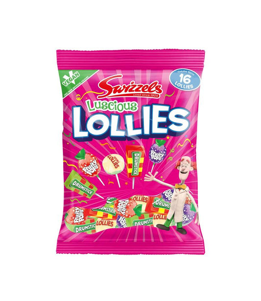Swizzels Luscious Lollies Variety Pack 176g | Aproximately 16 in each Bag