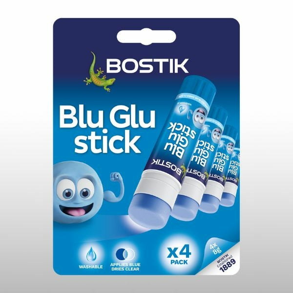 Bostik Blu Tack Glue Sticks 4's