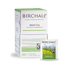 Birchall Fairtrade Green Tea 250 Envelopes