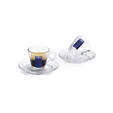 Lavazza Trasparenza Glass Espresso Set Pack 2's