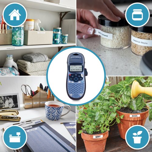 Dymo LetraTag 100H Handheld LabelMaker Black 2174576