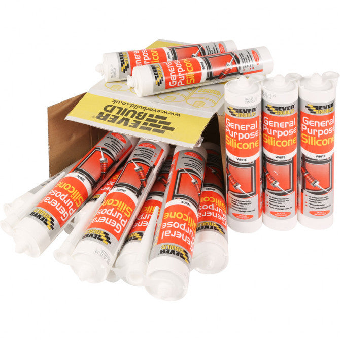 Everbuild General Purpose Silicone Clear 280ml - NWT FM SOLUTIONS