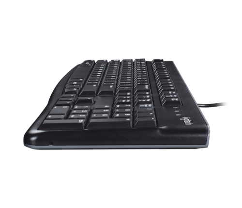 Logitech K120 Business Keyboard Spill Resistant Low Profile Quiet Keys Black 920-002524