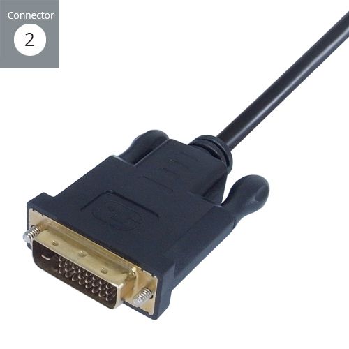 Connekt Gear USB C to DVI-D Connector Cable 2m 26-2994