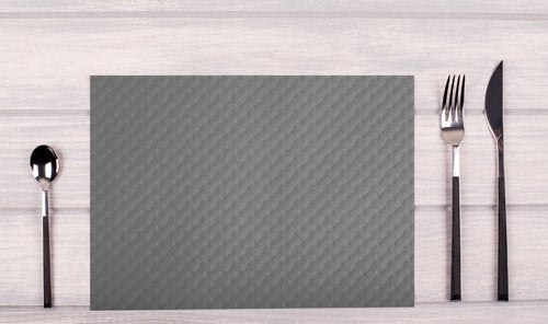 Exacompta Cogir Placemats 300x400mm Embossed Paper Grey (Pack of 500) 304013I