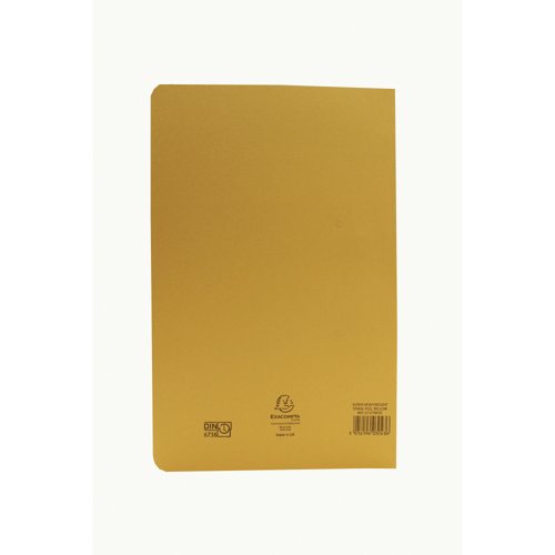 Exacompta Guildhall Heavyweight Transfer Spiral File 420gsm Foolscap Yellow (Pack of 25) 211/7003