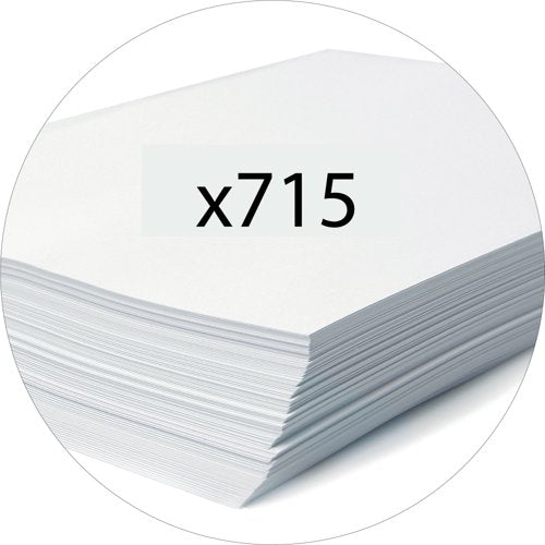 Exacompta Eterneco Lever Arch File 80mm A4 Assorted (Pack of 6) 53947E