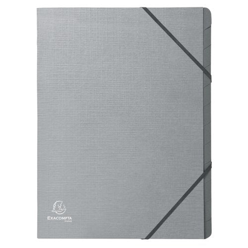 Exacompta Teksto Multipart File A4 12 Part Assorted (Pack of 8) 56650E