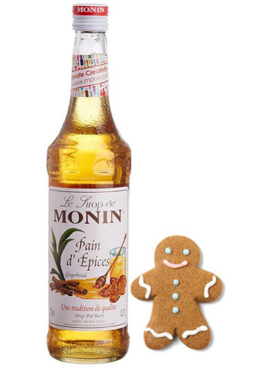 MONIN Gingerbread Coffee Syrup 700ml (Glass Bottle)