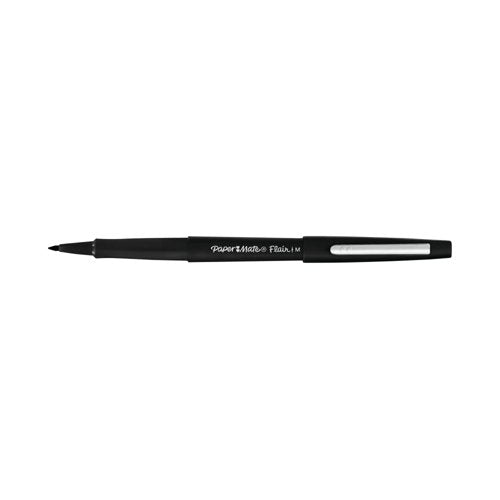 PaperMate Flair Felt Tip Pens Medium Black (Pack of 36) 2077174