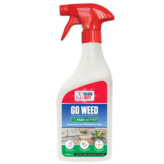 Block Blitz Go Weed Killer | 1 litre Trigger Spray