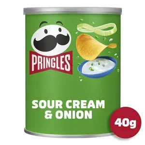 Pringles Sour Cream & Onion Crisps 12x40g