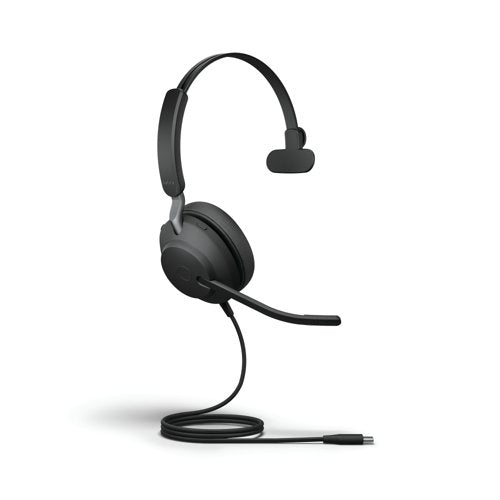 Jabra Evolve2 40 SE Mono Wired Headset USB-C UC Version 24189-889-899