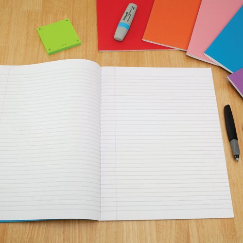 Hamelin Exercise Book 8mm Lined 80 Page A4+ Light Green (Pack of 50) 400206238