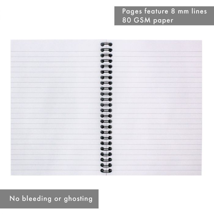 Pukka Pad Ruled Wirebound Metallic Jotta Notebook 200 Pages A5 JM021