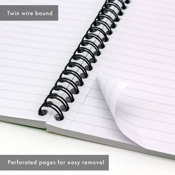 Pukka Pad Ruled Wirebound Metallic Jotta Notebook 200 Pages A5 JM021