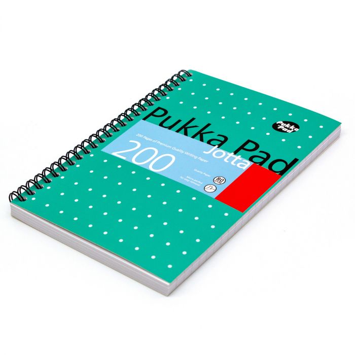 Pukka Pad Ruled Wirebound Metallic Jotta Notebook 200 Pages A5 JM021