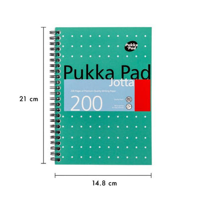 Pukka Pads Metalic Green Jotta A5 Notebook